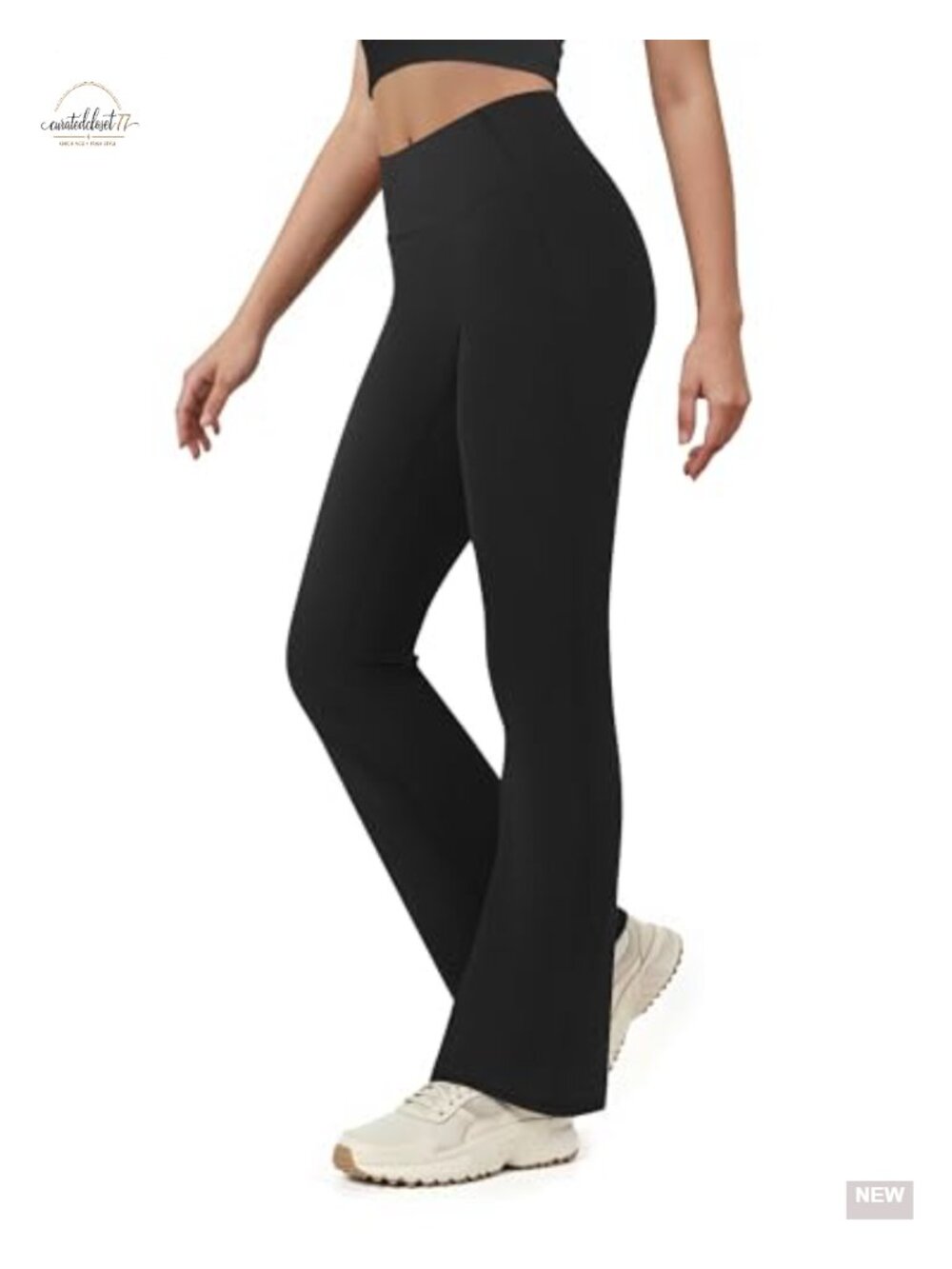 High Waisted Flare Yoga Pants Bootcut Leggings 4-Way Stretch Workout Pants